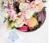 Мини-коробка с цветами и макарони "Штрудель"